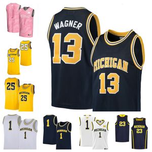 Michigan Wolverines 31 Harrison Hochberg 2 Tray Jackson 24 Youssef Khayat maillot de basket-ball 13 Nkamhoua 32 Tarris Reed Jr. 34 Jackson Selvala 42 Will Tschetter personnalisé