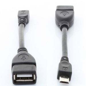 Micro B macho A USB 2,0 A hembra OTG Host convertidor conector Cable adaptador para teléfono Android U Disk Mouse
