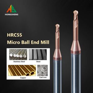 Micro Ball End Mild Mill Carbure Coupe-ner