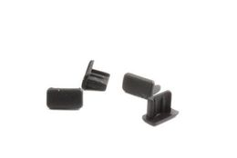 FreeShipping Micro Jack Usb Dongle Plastique / Micro Usb Rubber Plug / Mini USB Dust Plug Blanc / Noir