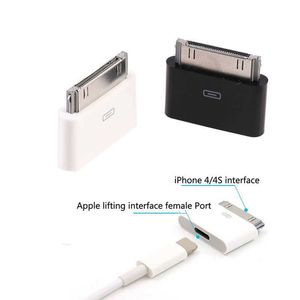 Micro USB 8 broches femelle à 30 adaptateur de charge convertisseur câble chargeur pour iPhone 4 4S iPad 1 2 3 accessoires