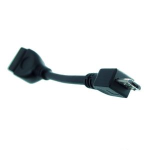 Micro USB macho a USB hembra OTG adaptador Host Cable de alimentación para teléfono Android tableta