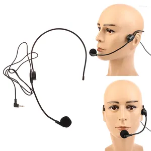 Microphones 3,5 mm Coadworn Wired Microphone Headset Endeurs du haut-parleur Clear Sound Mic for Speech Teacher Conference Guide
