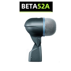 Microphones Beta 52A micro à batterie Instrument coup de pied micro basse métal Microphone dynamique basse caisse claire coup de pied micro Kick-out Big 230920