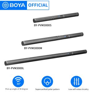 Microphones BOYA professionnel condensateur fusil de chasse micro supercardioïde micro portable pour entretien vidéo caméscope enregistreur Audio caméra