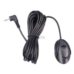 Micrófonos micrófonos mini micrófono de 3.5 mm para el sonido de estereo de automóvil con manos libres para DVD radio-jugador tipo adhesivo mini micrófono 240408