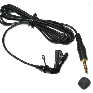 Microphones Usine Outlet Classique 3.5mm Jack Tie Lavalier Revers Microphone Pour Sony UWP UTX D21 D11 V1 Sans Fil BeltPack Et Caméra PC