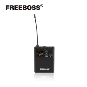 Microphones FREEBOSS FB-U38 FB-U200 transmetteur Bodypack sans fil UHF casque IR Lavalier Microphone sans fil multi-fréquence pour BP-YQ-U38