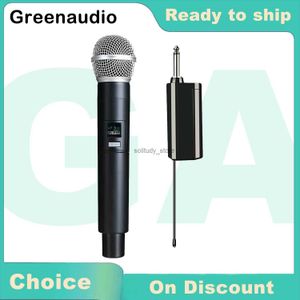 Microphones GAW-58P Le microphone UHF sans fil le moins cher avec Karaoke Performance Outdoor Audio DJ Singing KTV Conference et Receiver Microphoneq