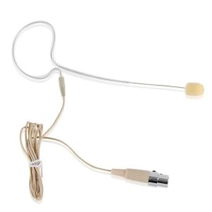 Microphones dans l'oreille Microphone électrique filaire casque Pro voix Audio condensateur micro avec 4 broches Mini XLR câble fil pour système Shure