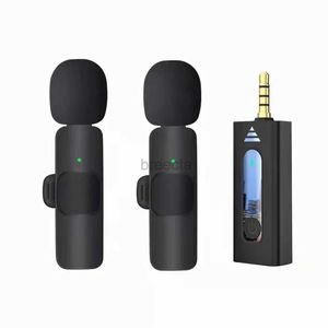 Microphones K35 3,5 mm Wireless Lavalier Lapel Bruit Réduction Microphone Universal 3.5 Meilleur micro d'enregistrement pour le haut-parleur de la caméra Smartphone 240408