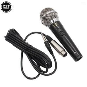 Microphones Karaoké Microphone portable professionnel filaire dynamique dynamique voix claire pour la performance musicale vocale partielle