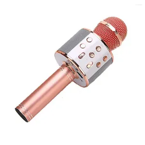 Micrófonos KTV inalámbrico Karaoke micrófono de mano reproductor USB micrófono altavoz portátil Navidad Birtay fiesta en casa Microfone