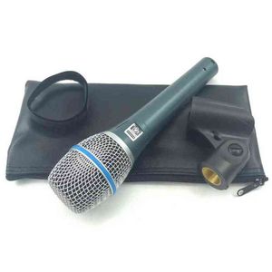 Microphones légendaire vocal dynamique Beta87 Beta 87 Mode micro portable Microphone karaoké parlant sm 57 58 Beta58 E945 E845 conférences micros T220916