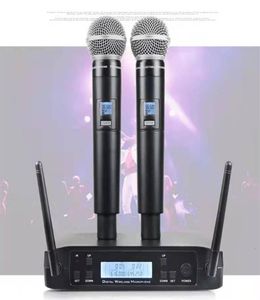 Microphones Microphone sans fil GLXD4 système professionnel UHF micro dynamique 80M fête scène chant discours Microphones à main pour 3595087