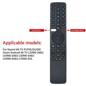 Microphones Nouveau XMRM19 360 ° Bluetooth Voice Remote Contrôle pour Xiaomi Mi TV P1 32 43 55 MI TV Q1 75 L32M66AEU L75M6ESG L55M66AEU