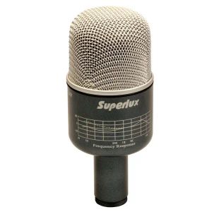 Microphones Original Superlux Pro218a Kick Drum Recording Microphone For Kick Drum High Dynamic LF Instrument Bass Drum Stage Performance