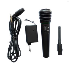 Microphones professionnel double usages Microphone sans fil longue portée Durable pour Smart TV tablette ordinateur karaoké chant fête de famille