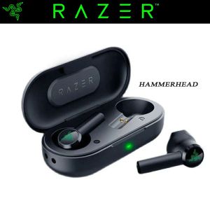 Microphones Razer Hammerhead Ecoutphone Wireless Bluetooth Version 5.0 Réduction du bruit Dynamique microphone adapté à Sport Game Music Earbud