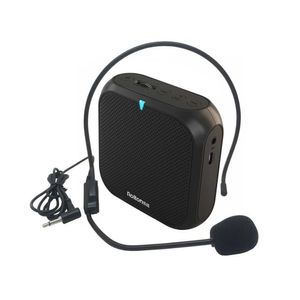 Microphones Rolton K400 Amplificateur de voix portable Amplificateur de mégaphone avec microphone filaire Haut-parleur Haut-parleur Radio FM MP3 Formation des enseignants 230725