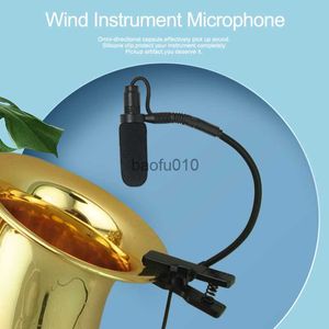 Microphones Saxophone Microphone Omnidirectionnel pour Instrument de Musique Mini Micro Saxo Filaire Portable 3 BROCHES 4 BROCHES XLR 3,5 mm Condensateur IM-20 HKD230818