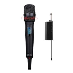 Microphones UHF Microphone sans fil Karaoké 600650MHz DJ Cartridge professionnel Vocal for Recording Studio Home Karaoke Theatre
