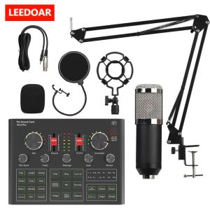 Microphones V9xpro BM800 Sound Card Studio Music Set Mixer Noise Reduction Portable Microphone Voice Live Broadcast for Phone PC Record