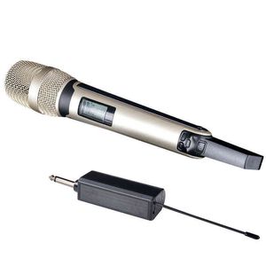Microphones sans fil karaoké microphone dynamique UHF Home Studio enregistrement pour ordinateur audio professionnel DJ haut-parleur conférence T220916
