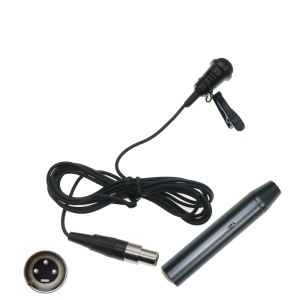 Microphones WL88 Clinon Lavalier Cardiod Condenser Instrument Microphone pour Shure sur Audio Sound Mixer 3pin XLR 48V Phantom Adapter Music