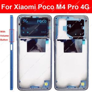 Boîtier de trame moyen pour Xiaomi Poco M4 Pro M4Pro 4G 5G COUVERTURE DE COURSE MITE