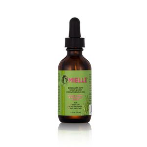 Mielle Organics Rosemary Mint Scalp hair Strengthening Oil for Split Ends and Dry Scalp Fragrance