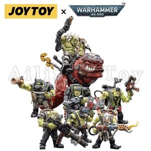 Military Figures JOYTOY 1/18 Action Figure Ork Kommandos Squighog Nob on Squig Anime Collection Military Model 230814