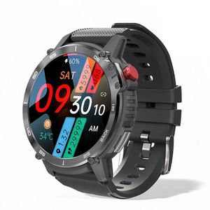 Reloj inteligente resistente C22 para hombre, relojes deportivos impermeables, 1,6 pulgadas, presión arterial, llamada Bluetooth, reloj inteligente militar para Android Ios