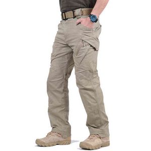 Pantalon tactique militaire hommes respirant séchage rapide SWAT Combat armée Cargo pantalon été imperméable décontracté multi-poches pantalon H1223