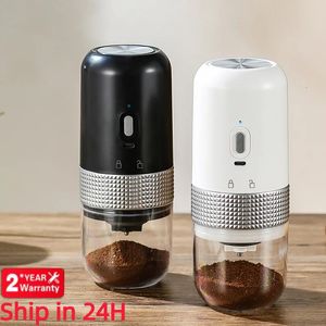 Mills Electric Coffee Grinder USB Wireless Professional Ceramic Grinding Core Coffee Beans Mill Portable Coffee Maker Accessories 231110