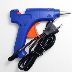 Mini 20W Pistola de pegamento de fusión para sellado Cera Stick 100-240 V Profesional Calentador de alta temperatura Glue de pegamento caliente Reparación Herramienta Herramienta de calor 7 mm Stick