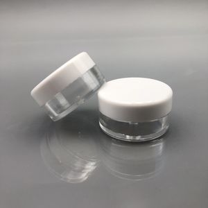 Mini pot cosmétique en plastique 3g/5g 10g 15g 20g 30g, petit échantillon de paillettes, pot de crème ps 5ml