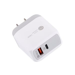 Chargeur rapide USB PD 18W QC 3.0 pour iPhone EU US Plug Chargeurs rapides pour Samsung S10 Huawei
