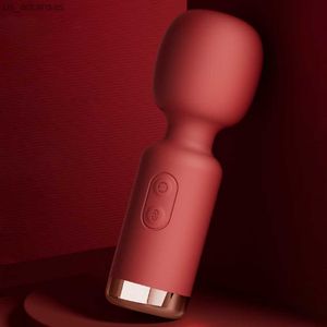 Mini AV Magic Wand Vibromasseur pour femmes Puissant stimulateur de clitoris USB Rechargeable portable Silicone Massager Femme Sex Toy L230523