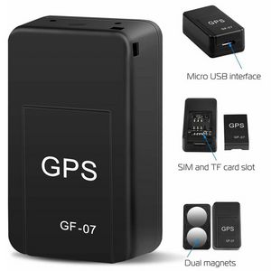 Mini rastreador GPS para coche GF07, montaje magnético, localizador de mensajes SIM en tiempo Real, coche, motocicletas, familia, mascota, posicionador Universal antipérdida