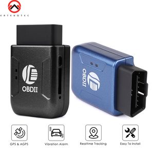 Mini traqueur GPS de voiture TK206 GSM GPRS traqueur de véhicule de voiture OBD II GPS en temps réel GSM quadri-bande antivol alarme de Vibration PK OB22