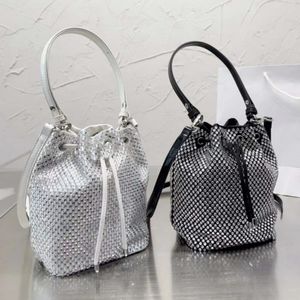 Mini bolsos de hombro de cristal Bolso de diseñador de cuentas Bolso de cadena cruzada de diamantes Bolso de lujo Monedero Brillante Cuerpo cruzado brillante Mujer TOP