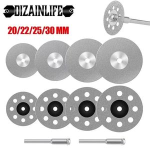 Mini jeu de disques de coupe en diamant pour accessoires rotatifs Dremel, Kit de lames de scie circulaire, meules avec outil électrique à mandrin