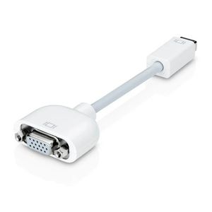 Mini DVI à Adaptateur VGA Mini-dvi mâle à VGA Femelle Monitor Video Adapter Cable pour Apple MacBook White