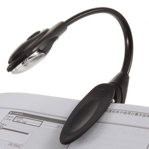 Gadget Mini Clip flexible en Clip-On Bright Booklight Laptop LED Lámpara de luz de lectura de libros para Kindle E-book DHL FEDEX EMS ENVÍO GRATIS