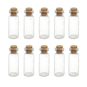 Mini botellas de corcho de vidrio, tarros, Mini frascos de deseos, botella para bodas, deseos de cumpleaños