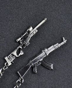 Mini pistolet modèle voiture petit pendentif Pack porte-clés créatif personnalisé pendentif en métal porte-clés sac à main breloque Pendant2021915