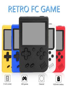 Mini modèle de jeu vidéo portable rétro 8 bits pour FC 400IN1 GAMES AV LIGNE Connect de l'émission TV Color LCD Game Player For5203471