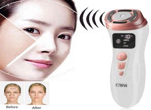 Mini máquina HIFU Ultrasonido RF EMS Dispositivo de belleza facial Masajeador antiarrugas Levantamiento del cuello Rejuvenecimiento Cuidado de la piel 22053097588