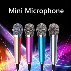 MINI Jack 3.5mm Studio Lavalier Microphone professionnel micro portable pour téléphone portable ordinateur karaoké HT001 haute